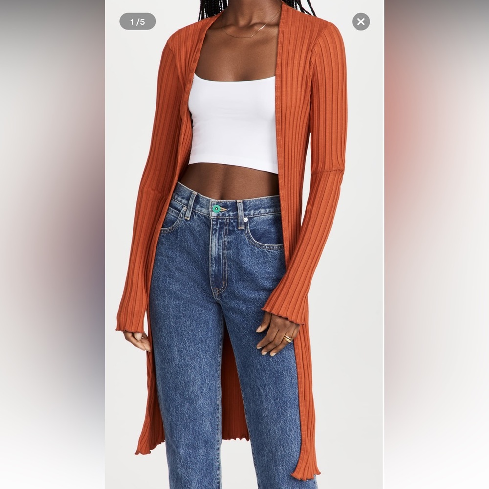 Simon miller Rib Limosa Cardigan. Color Caramel. Size M Perfect conditions